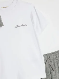 Ensemble vestes élégantes, haut et pantalons River Island à rayures