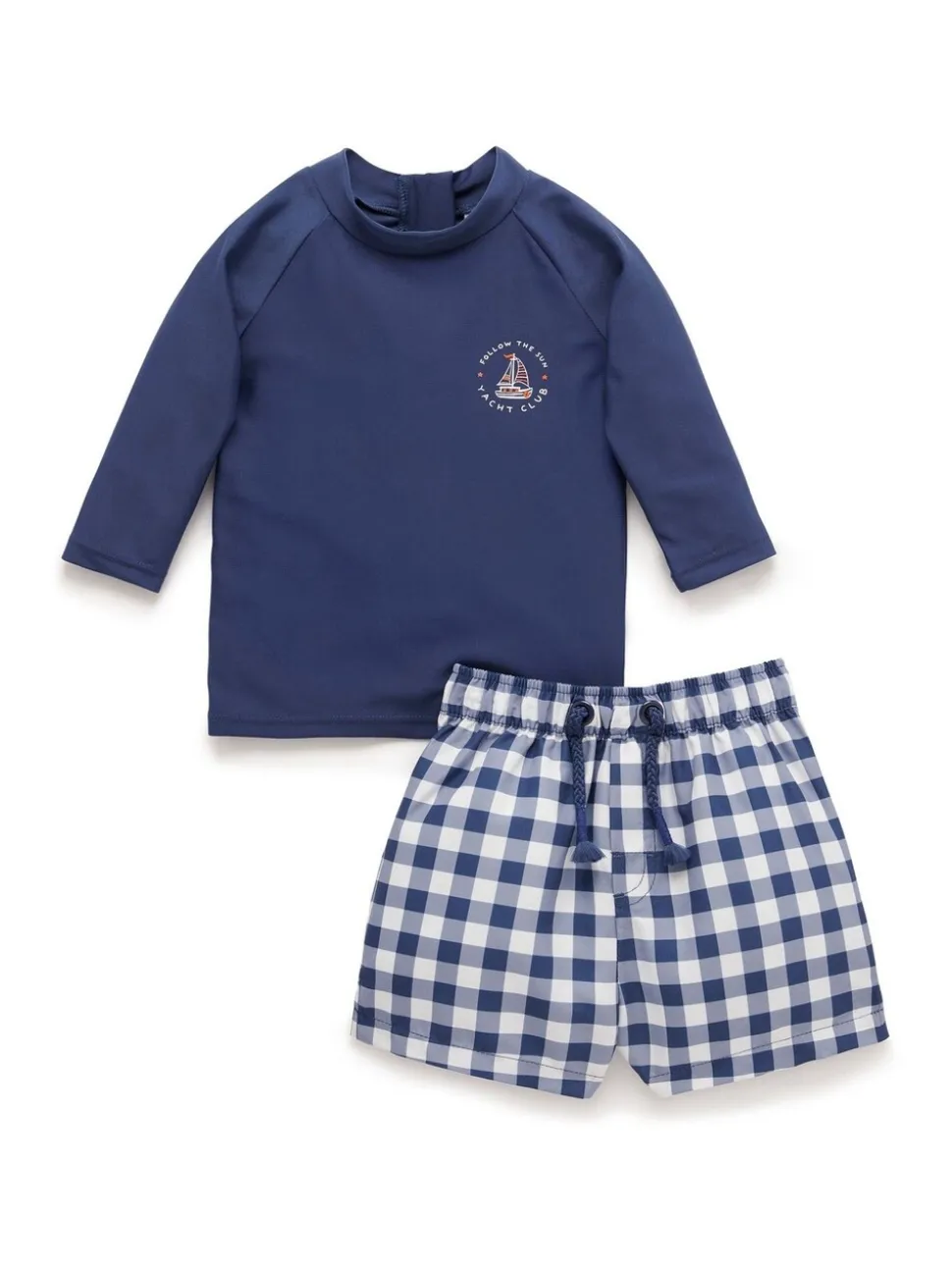 Ensembles Purebaby Marine Board Short & Rashie Short