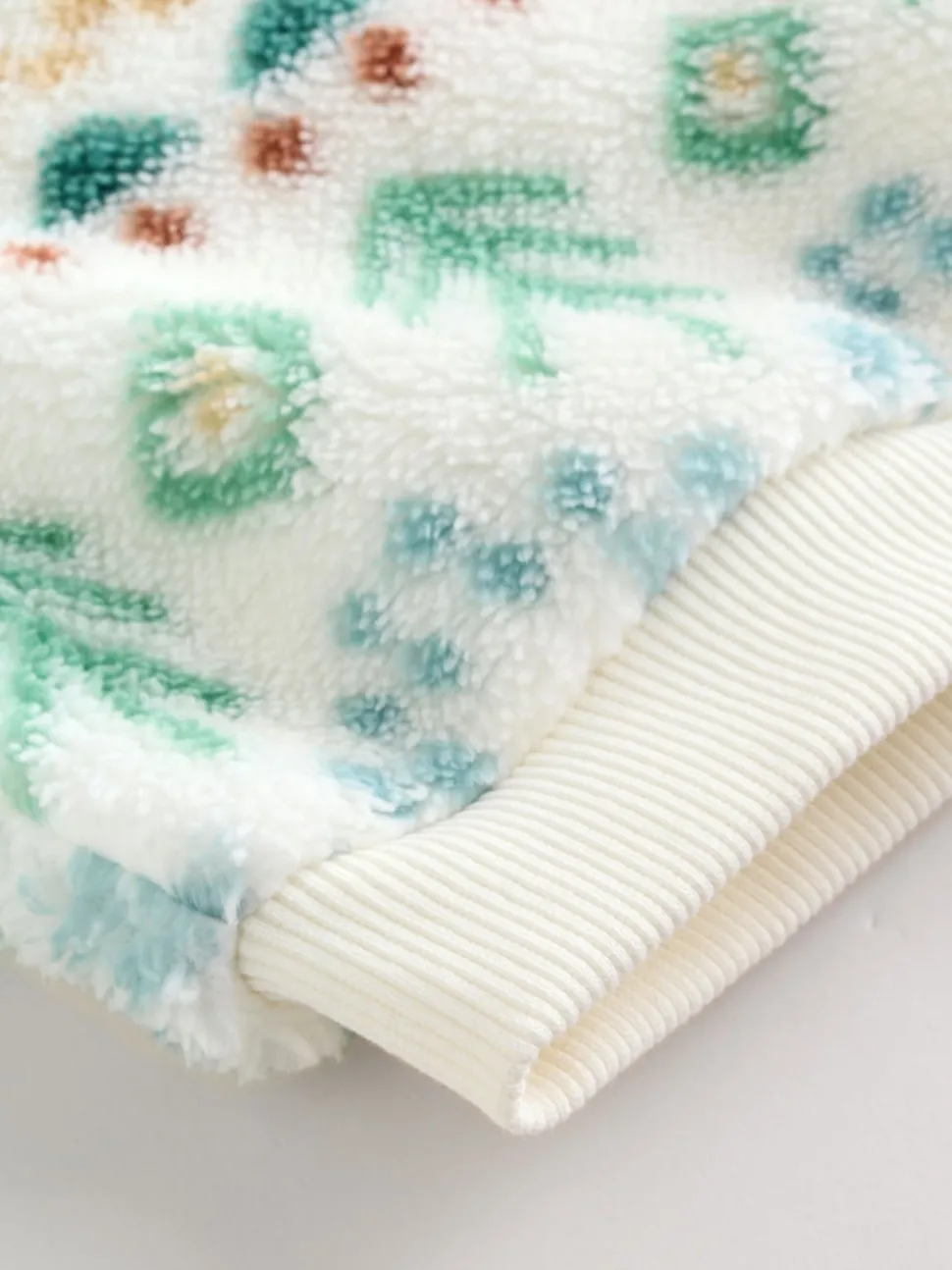 Fairisle ours vert - Ensemble Bébé haut en polaire et Survêtement (0mois-2ans)