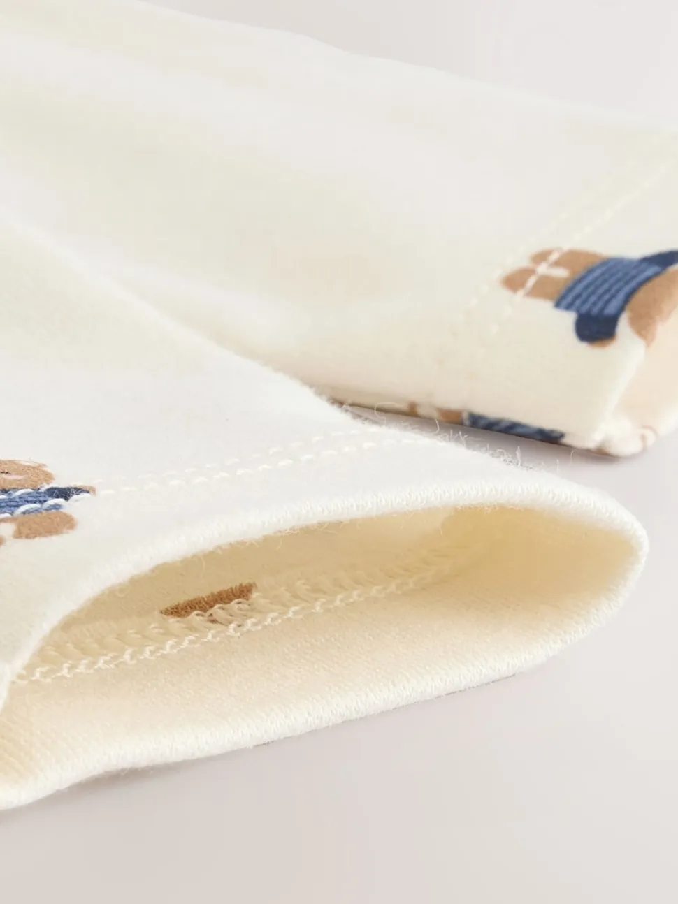 Fauve à motif ours marron - Ensemble salopette et body en velours côtelé (0mois-2ans)