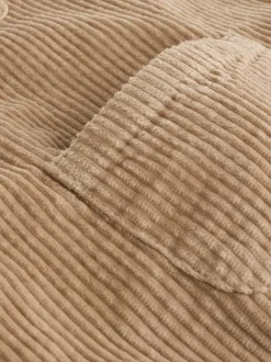 Fauve à motif ours marron - Ensemble salopette et body en velours côtelé (0mois-2ans)