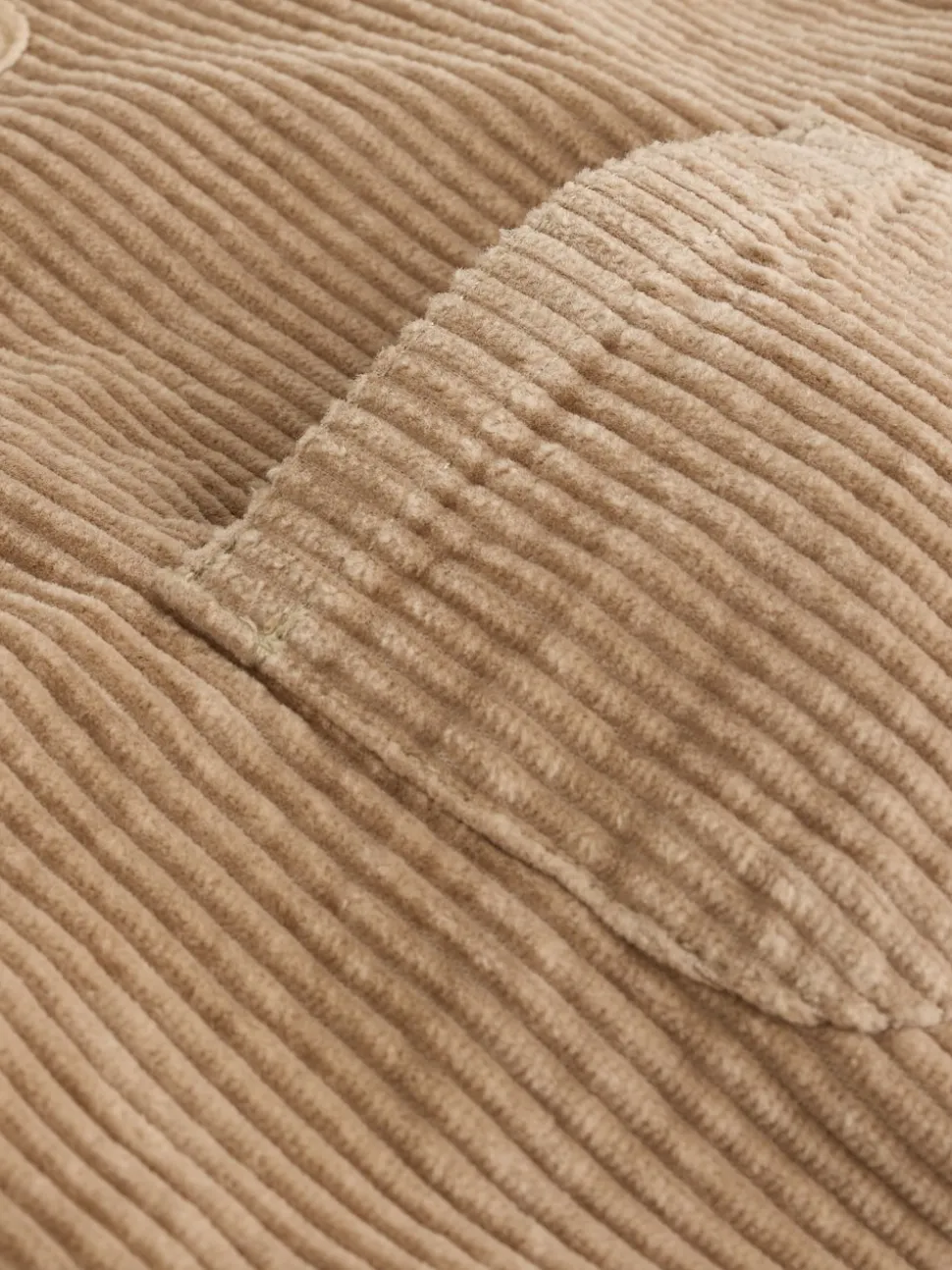 Fauve à motif ours marron - Ensemble salopette et body en velours côtelé (0mois-2ans)