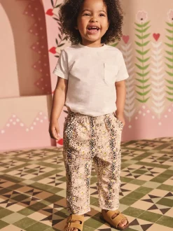 Fauve Marron Leopard Imprimé - Pantalon Cath Kidston 100% coton (3mois-7ans)