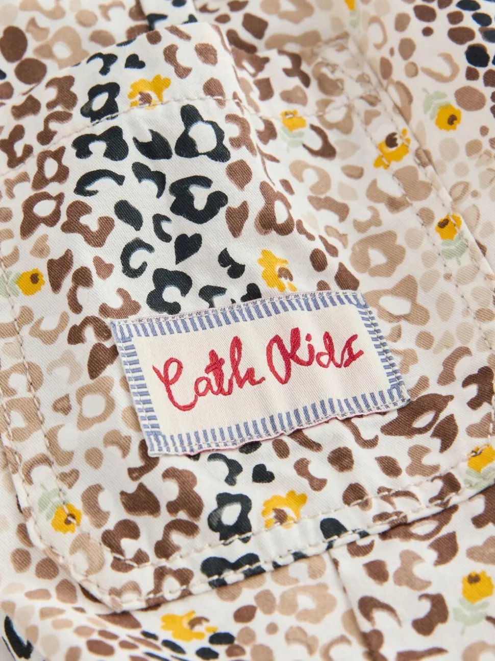 Fauve Marron Leopard Imprimé - Pantalon Cath Kidston 100% coton (3mois-7ans)