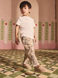 Fauve Marron Leopard Imprimé - Pantalon Cath Kidston 100% coton (3mois-7ans)