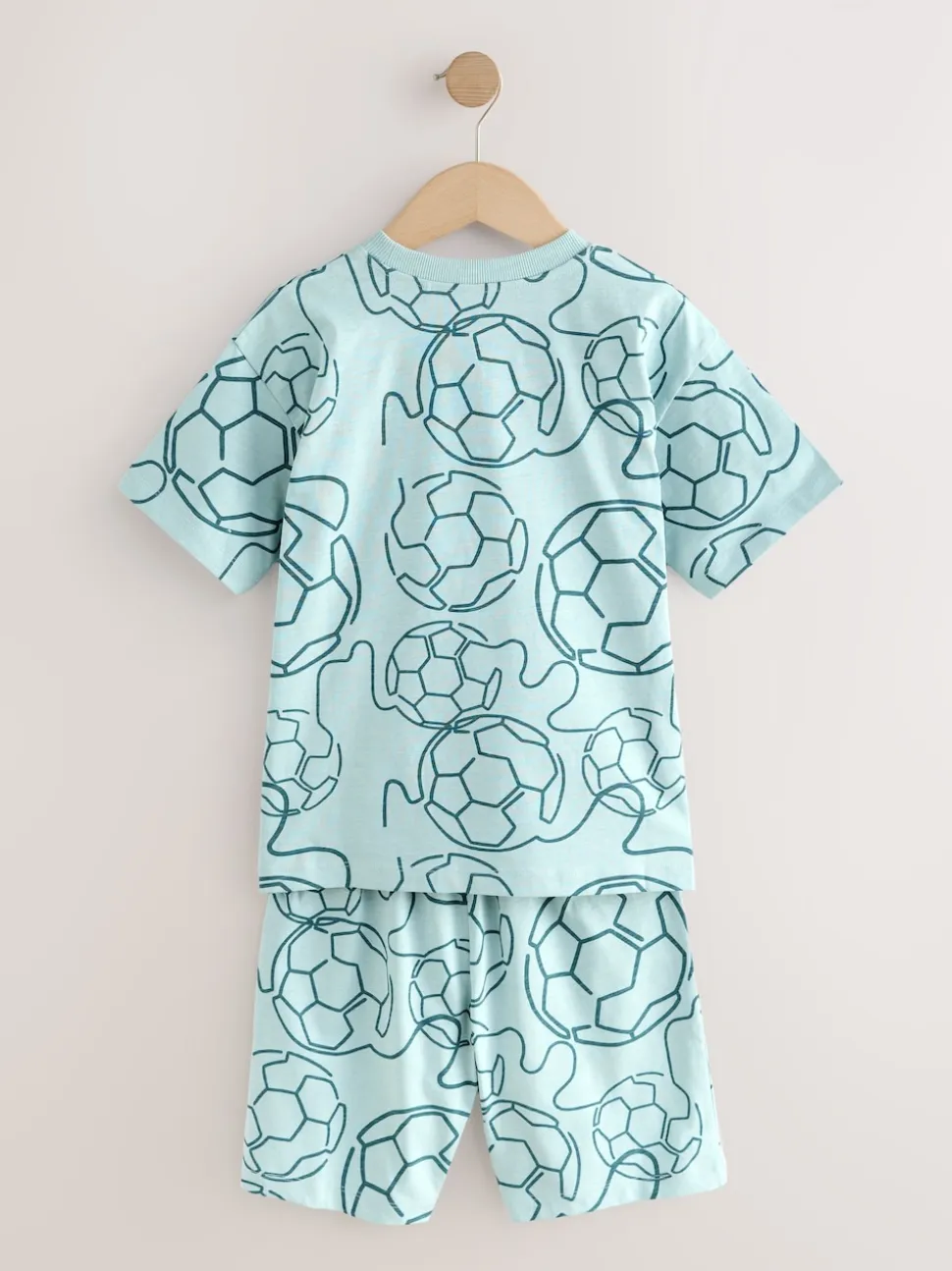 Football bleu/noir/vert - Pyjama court 3 Pack (3-16ans)