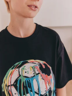 Football noir/multicolore - Pyjama court 2 Pack (3-16ans)