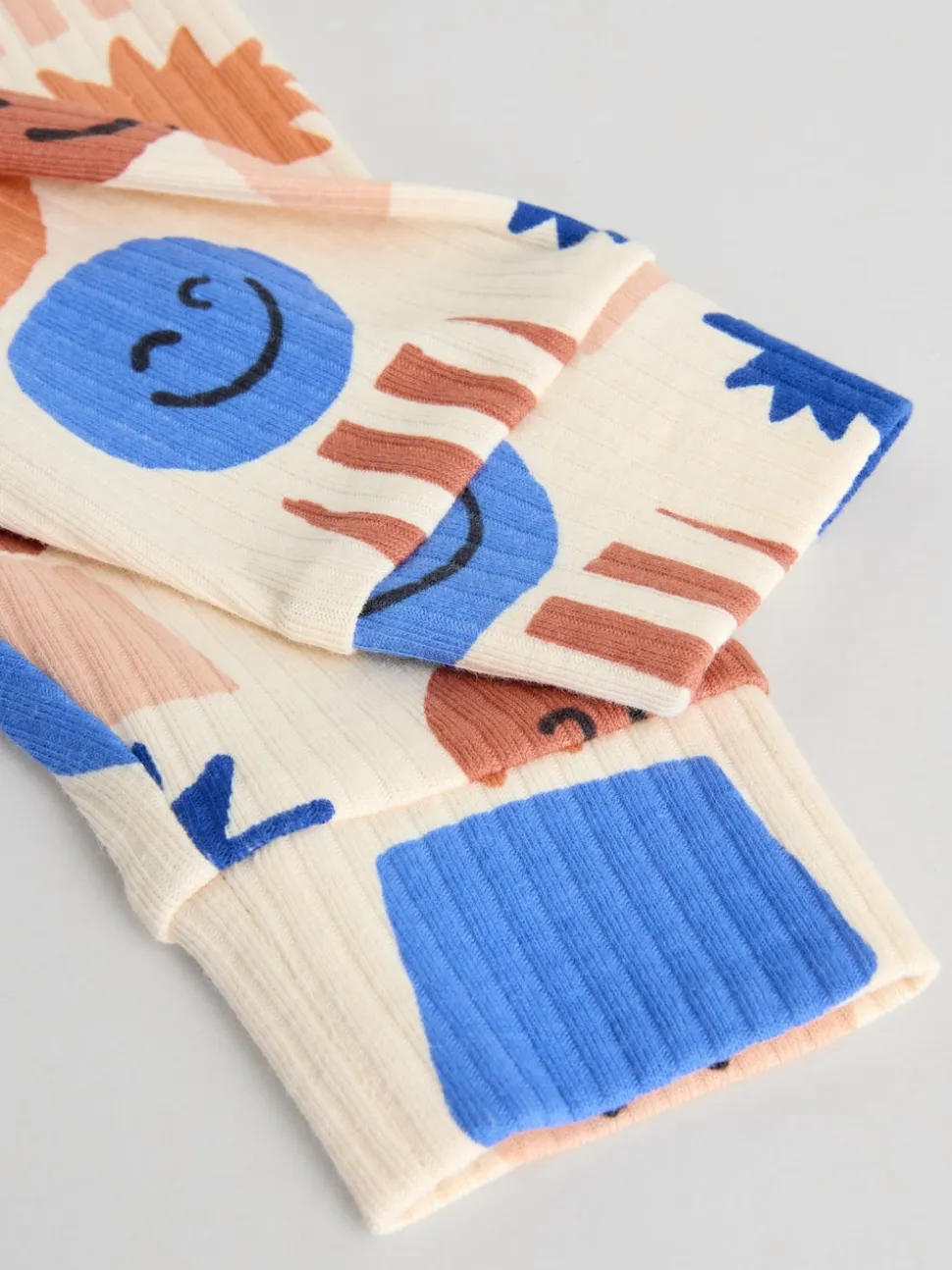 Formes bleues - Hauts et Leggings 6 pièces bébé (0mois-3ans)