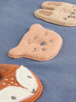 Forêt de Bleu - Ensemble haut et legging bébé 2 pièces (0mois-3ans)