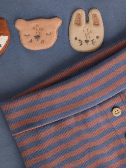 Forêt de Bleu - Ensemble haut et legging bébé 2 pièces (0mois-3ans)