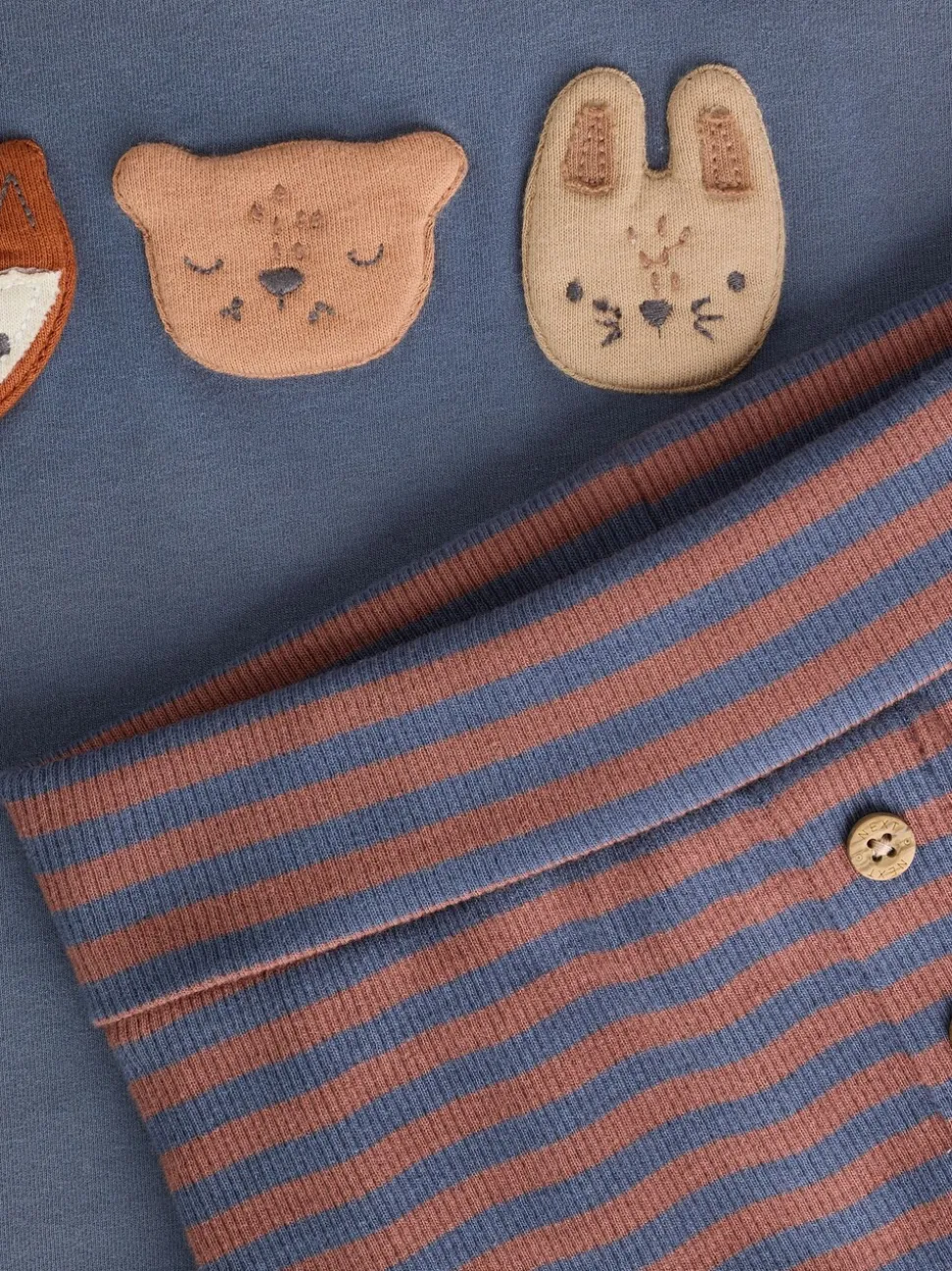 Forêt de Bleu - Ensemble haut et legging bébé 2 pièces (0mois-3ans)