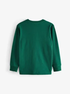 Forêt verte - T-shirt confortable à manches longues (3-16 ans)