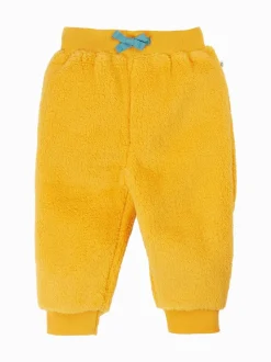 Frugi Pull en polaire jaune Ted