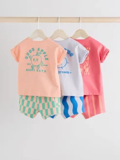 Fruits colorés - Ensemble Hauts et short bébé 6 Pièces (0mois-2ans)