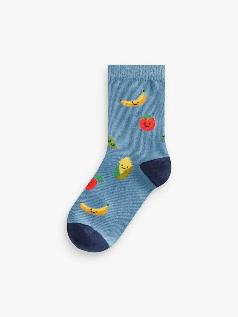 Fruits et légumes Imprimé - Lot 5 paires de chaussettes Character riches en coton