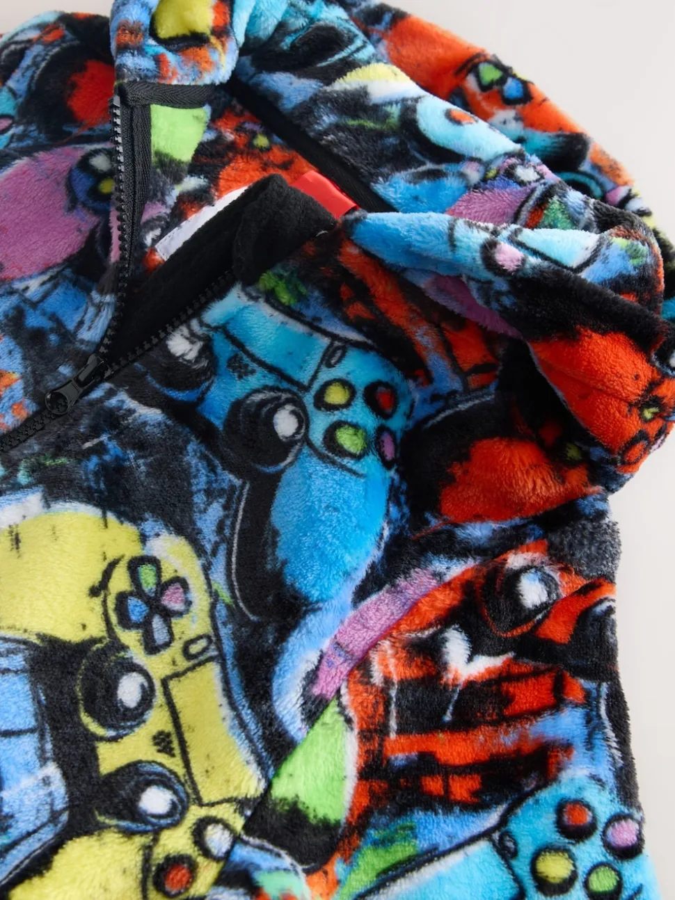 Gamer bleu/vert/rouge/jaune - Polaire All-In-One (4-16ans)