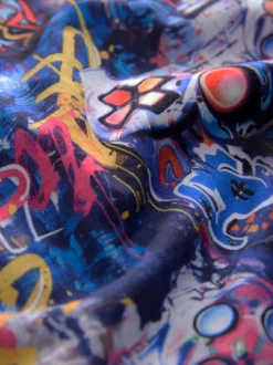 Gamer graffiti multicolore brillant - Pyjama court 2 Pack (3-16ans)