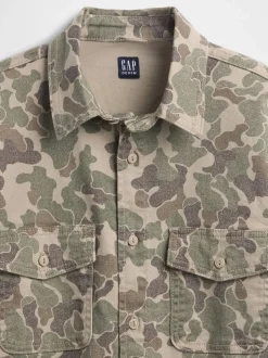 Gap Chemise décontractée en denim camouflage (4-13ans)