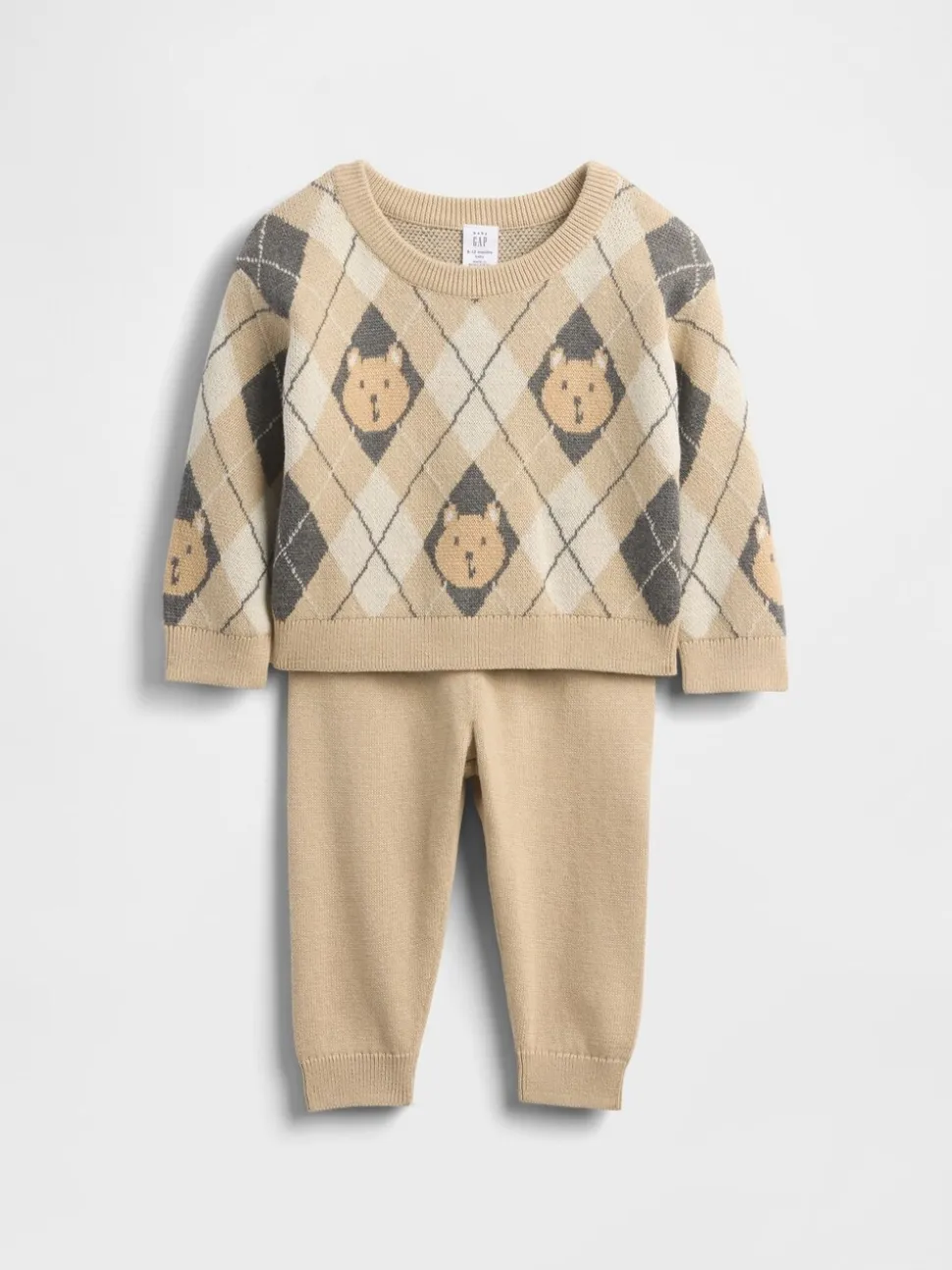 Gap Ensemble pull et pantalon en coton doux (0-24mois)