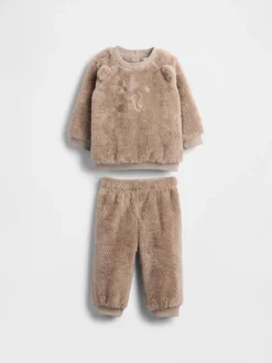 Gap Ensemble sweat et pantalon de jogging Sherpa Bear Outfit (0-24mois)