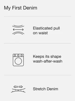 Gap Jean Coupe ajustée Extensible (6mois-5ans)