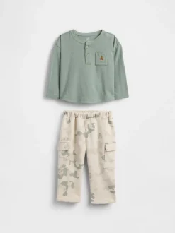 Gap Pocket Henley Outfit (0-24mois)