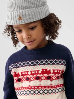Gap Pull à motif Fair Isle Intarsia (6mois à5ans) (6mois à5ans)