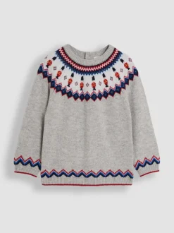 Garde gris de Londres - Pull JoJo Maman Bébé Personnage Fair Isle