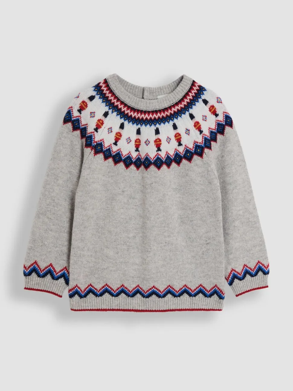 Garde gris de Londres - Pull JoJo Maman Bébé Personnage Fair Isle