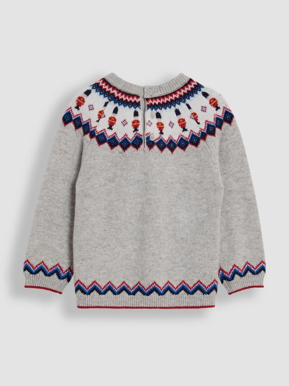 Garde gris de Londres - Pull JoJo Maman Bébé Personnage Fair Isle