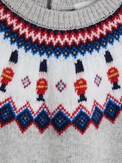 Garde gris de Londres - Pull JoJo Maman Bébé Personnage Fair Isle