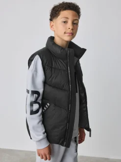 Gilet matelassé Baker by Ted Baker noir résistant à la douche