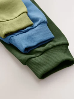 Graphique bleu/vert - T-shirts épais décontractés à manches longues Lot de 3 (3-16ans)