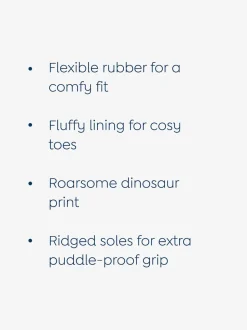 Grège Dino - Bottes de bien-être JoJo Maman Bébé courtes doublées et confortables