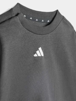 Gris - adidas ensemble sweat et legging