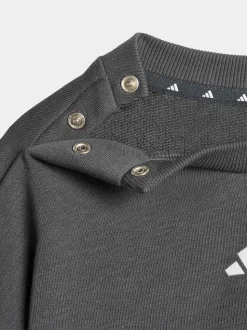 Gris - adidas ensemble sweat et legging