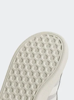 Gris - adidas Grand Court 2.0 Baskets à lacets élastiques bébé