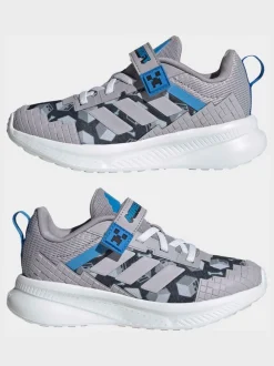 Gris - adidas Minecraft Forarun 4.0 Baskets enfant