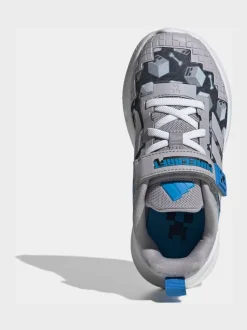 Gris - adidas Minecraft Forarun 4.0 Baskets enfant