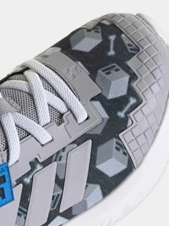 Gris - adidas Minecraft Forarun 4.0 Baskets enfant