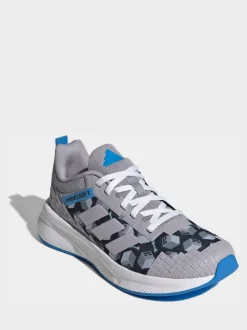 Gris - adidas Minecraft Fortarun 4.0 Baskets junior