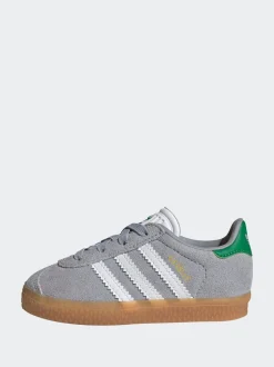Gris - Adidas Originals Baskets Gazelle Comfort Closure élastiques pour Bébé