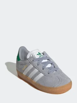 Gris - Adidas Originals Baskets Gazelle Comfort Closure élastiques pour Bébé