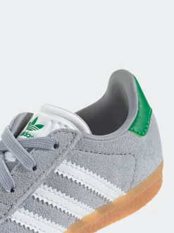 Gris - Adidas Originals Baskets Gazelle Comfort Closure élastiques pour Bébé