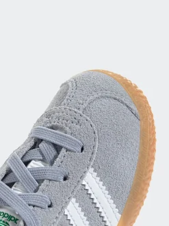 Gris - Adidas Originals Baskets Gazelle Comfort Closure élastiques pour Bébé