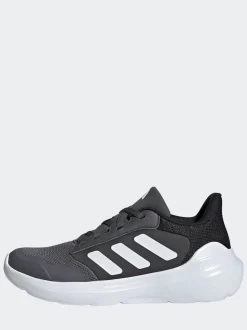 Gris - adidas Tensaur Run 2.0 Baskets Dentelle Junior