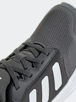 Gris - adidas Tensaur Run 2.0 Baskets Dentelle Junior