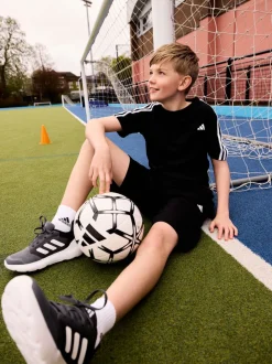 Gris - adidas Tensaur Run 2.0 Baskets Dentelle Junior