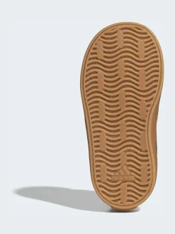 Gris - adidas Vl Cour 3.0 Baskets bébé à crochets et boucles