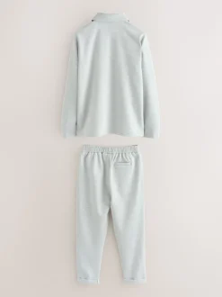 Gris - Baker by Ted Baker ensemble 3 pièces T-shirt, veste et pantalons texturés